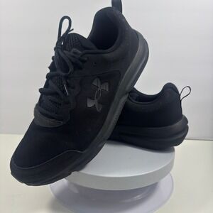 Under Armour Charged Assert 14 Mens Running Shoes Triple Black 3026134-001